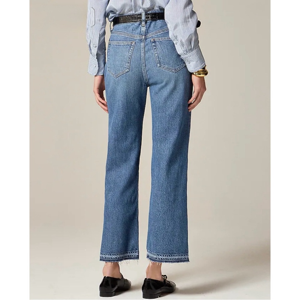 J. Crew High-rise Kickout Jean Rose Lark Blue - Picture 6 of 6